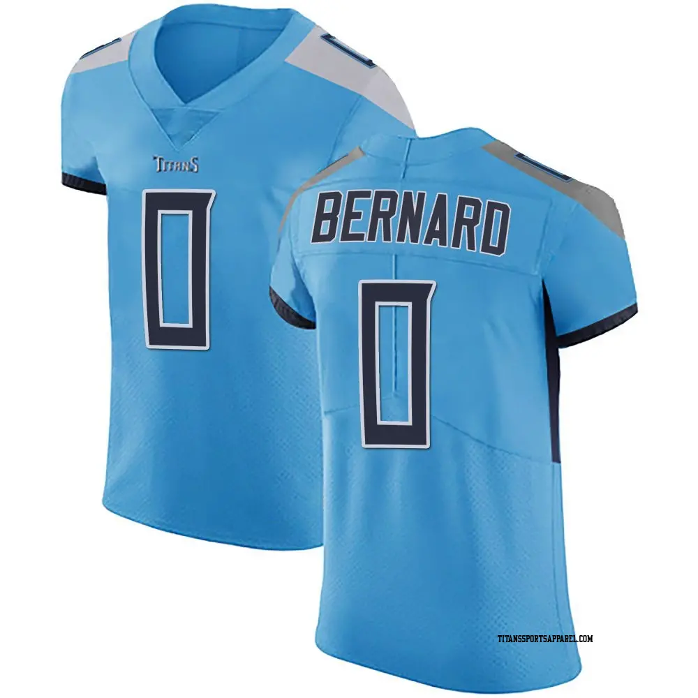 Elite Light Blue Men's Micah Bernard Tennessee Titans Team Color Vapor Untouchable Jersey