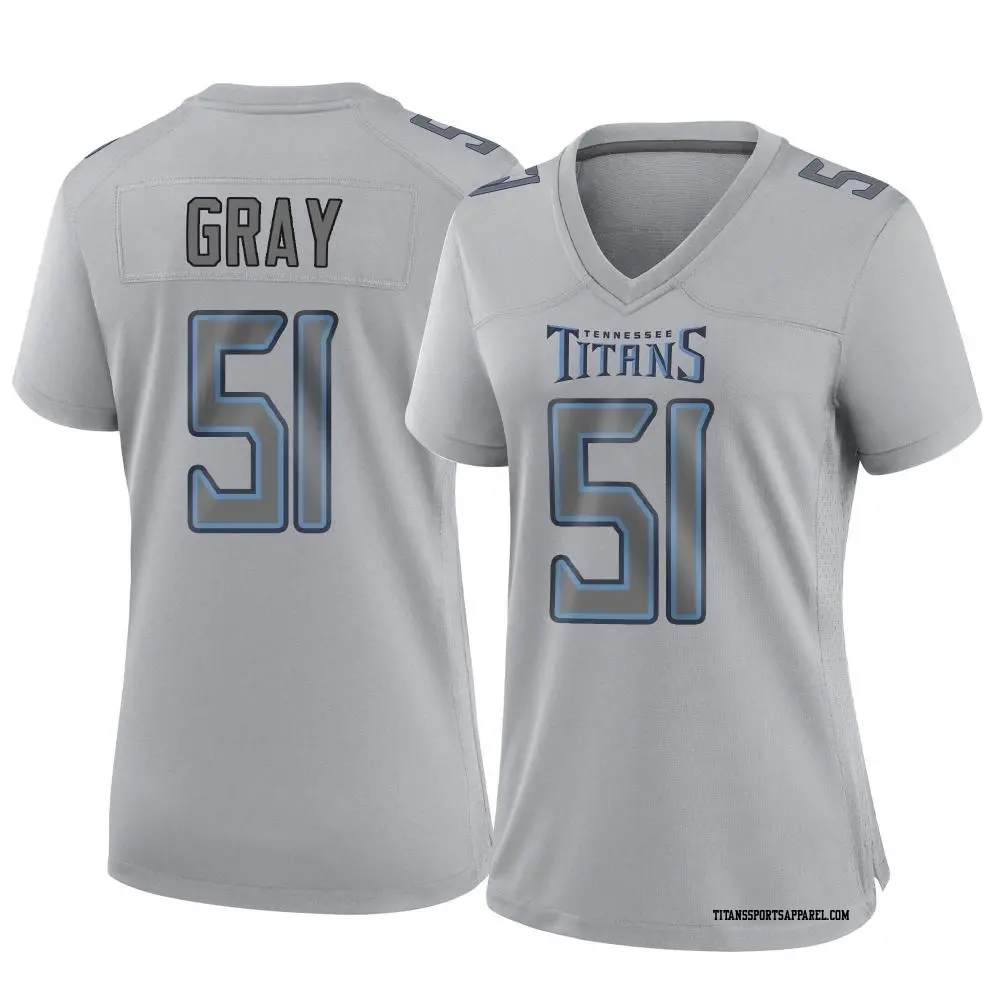 Game Gray Women's Cedric Gray Tennessee Titans Atmosphere Fashion Jersey